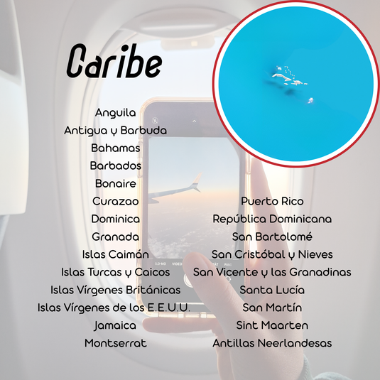 ESIM PARA CARIBE