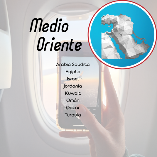 ESIM PARA MEDIO ORIENTE